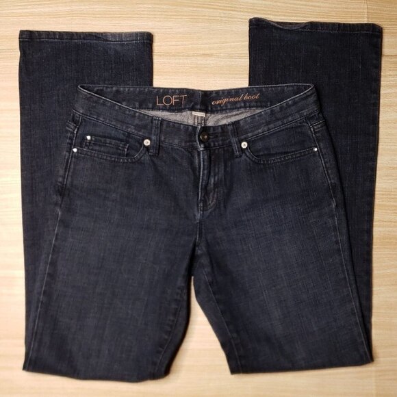 Loft Original Boot Cut Jeans 4 - Picture 1 of 7